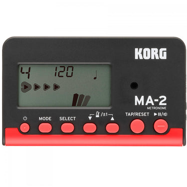 Metronomo Korg Digital negro rojo ma-2-bkrd